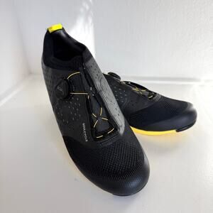 SoulCycle BOA Cycling Shoes Black Yellow Clip In Road Spin Sneakers EU 41